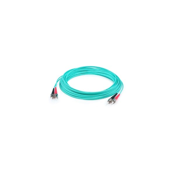 Add-On This Is A 1M St (Male) To St (Male) Aqua Duplex Riser-Rated Fiber ADD-ST-ST-1M5OM3 - main